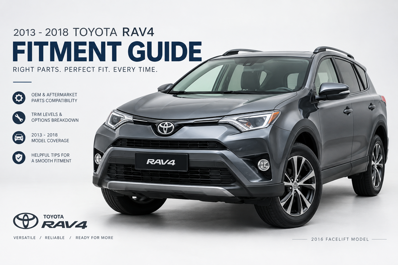 2013-2018 Toyota RAV4 Fitment: The 2016 Facelift