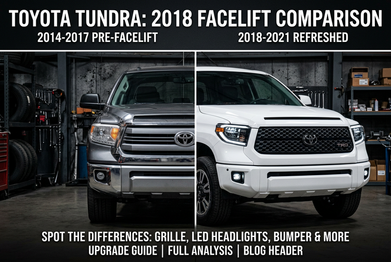 2014-2021 Tundra Parts Fitment: The 2018 Facelift Split