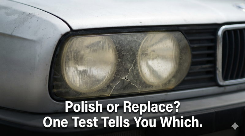 Foggy, Yellow, or Cracked Headlights: Replace vs Restore