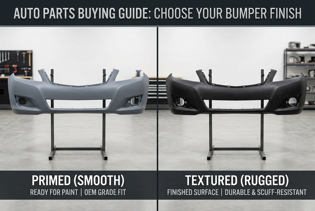 Primed Bumper Cover vs. Textured: Finish Buying Guide