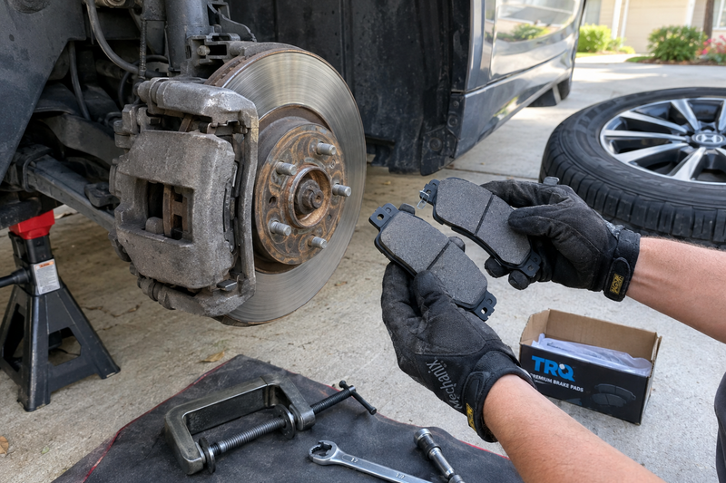 Replace Brake Pads at Home: Front Pads, No Lift