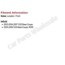 Load image into Gallery viewer, 2003-2007 Infiniti G35 Bumper Cover - Front, Primed, Coupe (62022AM840)