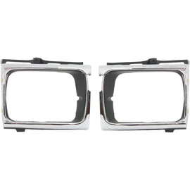 1992-1995 Toyota Pickup 4WD Chrome Headlight Door Set - Left & Right