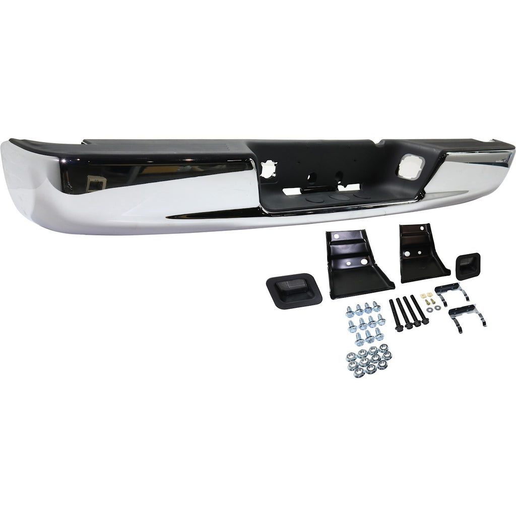 2002-2009 Dodge Ram 1500, Ram 2500 & Ram 3500 Bumper - Rear, Assembly (12818041)