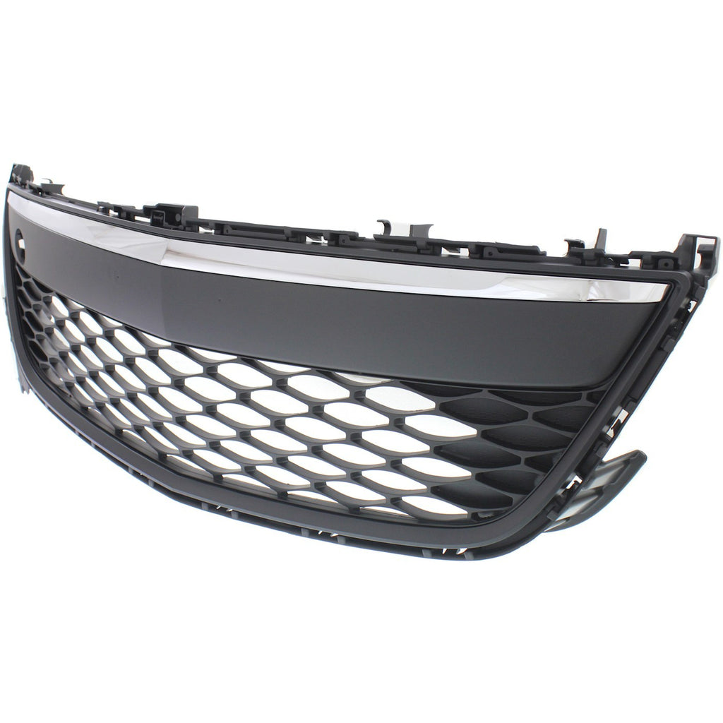 2010-2012 Mazda CX-7 Bumper Grille - Front, Chrome (EH44501T0H)