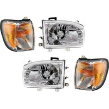 Load image into Gallery viewer, 1999-2004 Nissan Pathfinder Headlights - Left &amp; Right, w/ Bulbs (260102W625)