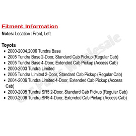 2000-2006 Toyota Tundra Driver Left Door Handle Trim - Beige