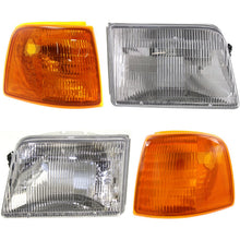 Load image into Gallery viewer, 1993-1997 Ford Ranger Headlights - Left &amp; Right (F37Z13008B)