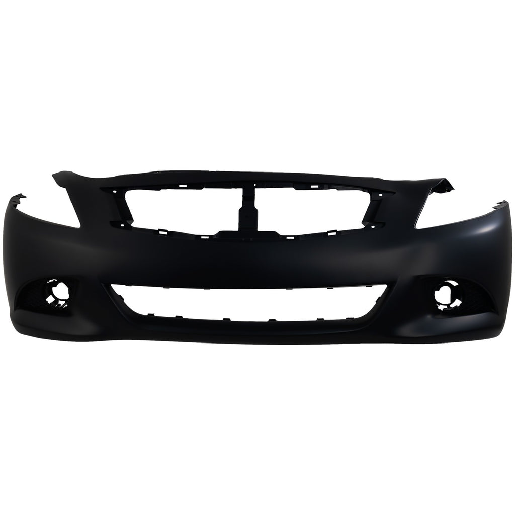 2010-2015 Infiniti G25, G37 & Q40 Bumper Cover - Front, Primed, Sedan (FBM221NF0H)