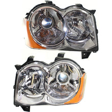 Load image into Gallery viewer, 2008-2010 Jeep Grand Cherokee Headlights - Xenon, Driver &amp; Passenger Side (55157485AG)