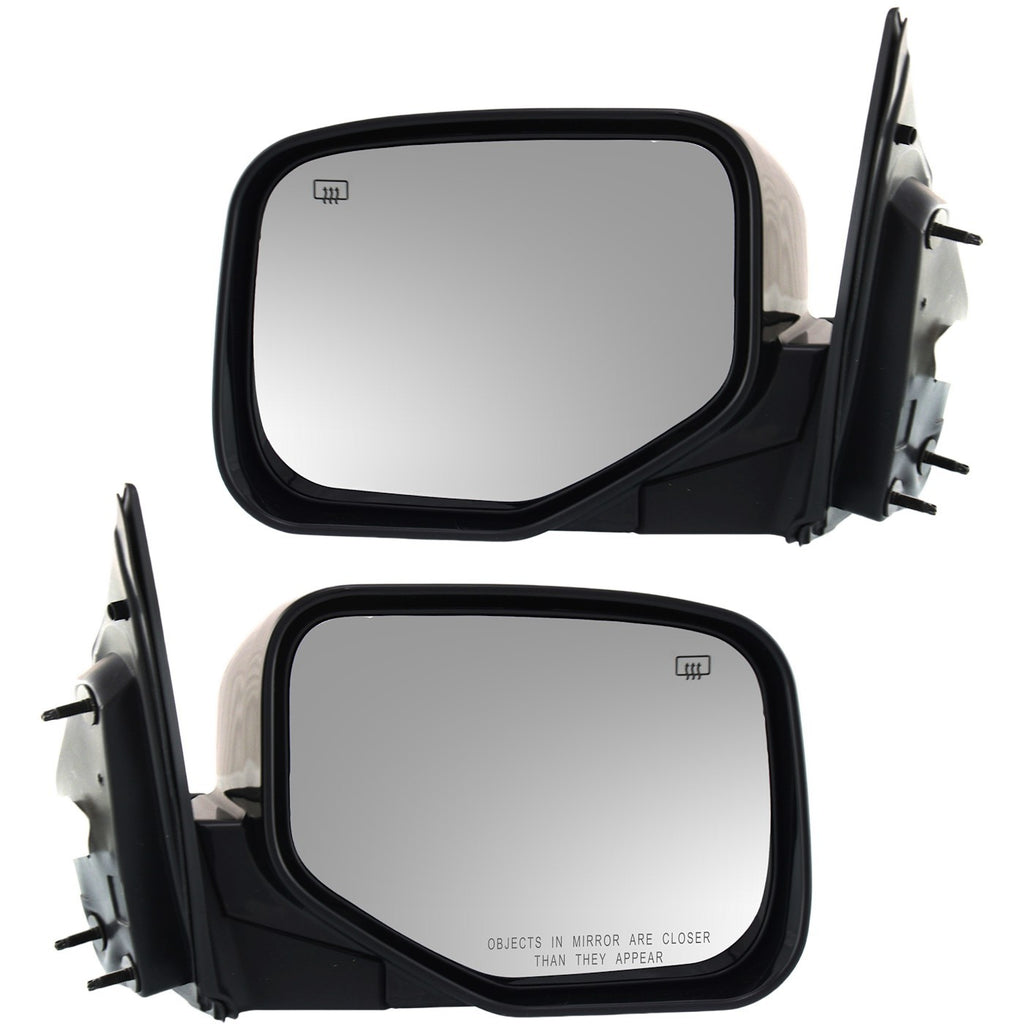 Kool Vue 2006-2014 Honda Ridgeline Mirrors - Left & Right, Primed, Heated (76200SJCA21ZF)