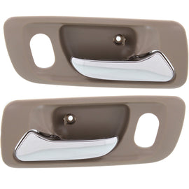 1998-2004 Honda Accord & Odyssey Front Inner Door Handle Set - Beige, 2-Piece