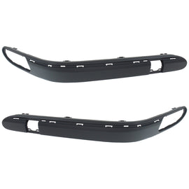 Bumper Trim Set For 2003-2007 Mercedes Benz C230 Front Driver and Passenger Side