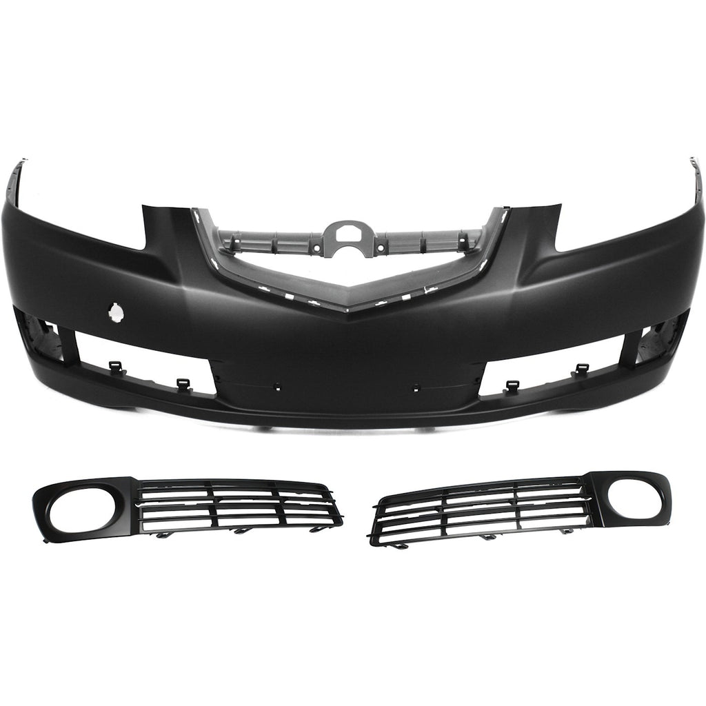 2007-2008 Acura TL Bumper Cover - Front, Primed, 3.2L (04711SEPA80ZZ)