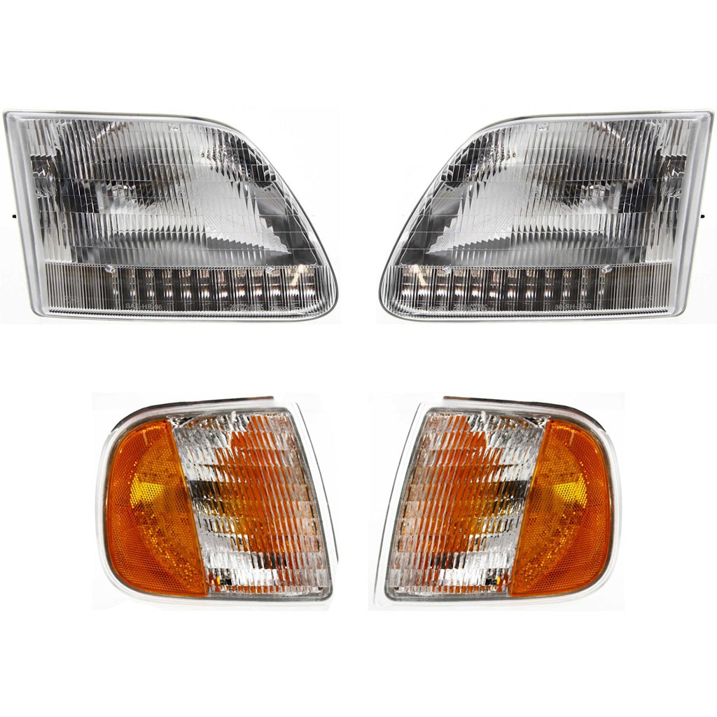 1998-2003 Ford Expedition, F-150 & F-250 Headlight (3L3Z13008CA)