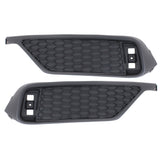 Bumper Trim Set For 2016-2020 Honda Civic Rear Driver and Passenger Side Black