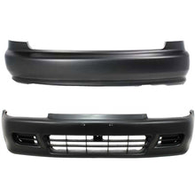 Load image into Gallery viewer, 1992-1995 Honda Civic Bumper Covers - Front &amp; Rear, Primed, Hatchback (71101SR0A00ZZ)