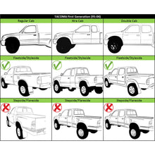 Load image into Gallery viewer, 1995-2004 Toyota Tacoma Bumper - Rear, Chrome (002283598113)