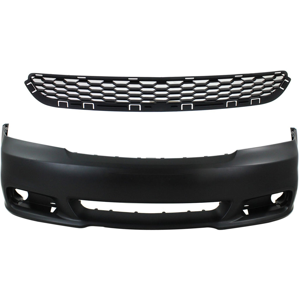 2011-2014 Dodge Avenger Bumper Cover - Front, Primed (68081991AB)
