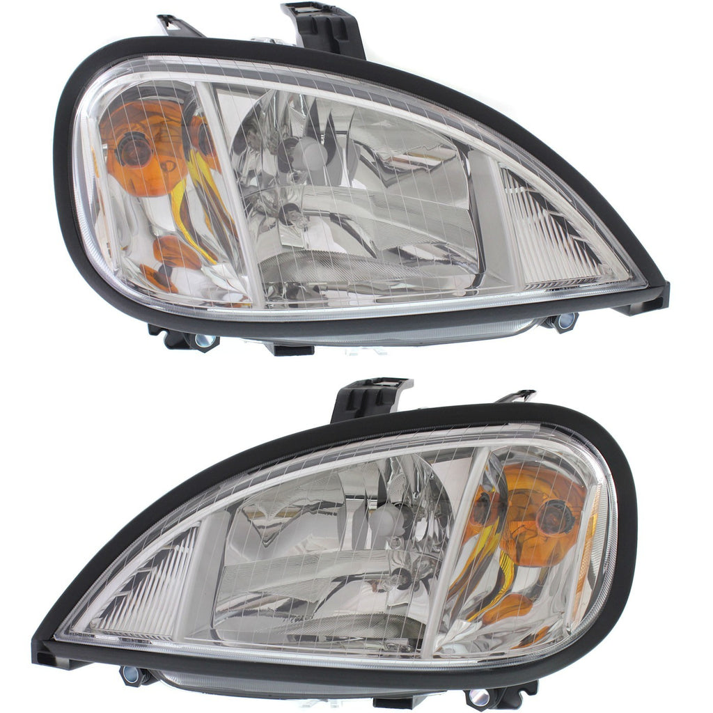 2004-2017 Freightliner Columbia Headlights - Halogen, Left & Right, w/ Bulbs (A0675737005)