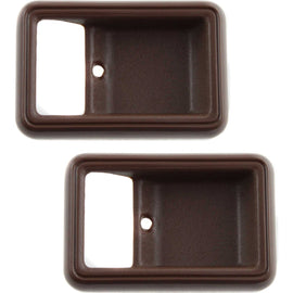 New Pack Door Handle Trims Set of 2 Left or Right Side Front Brown Pickup RH LH