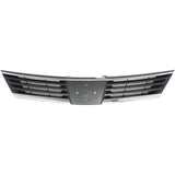 Grille For 2007-2009 Nissan Versa Lower Gray Plastic CAPA