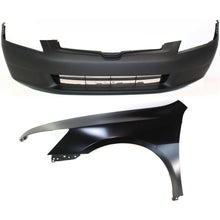 Load image into Gallery viewer, 2003-2005 Honda Accord Bumper Cover - Front, Left, Sedan (04630SDAA90ZZ)