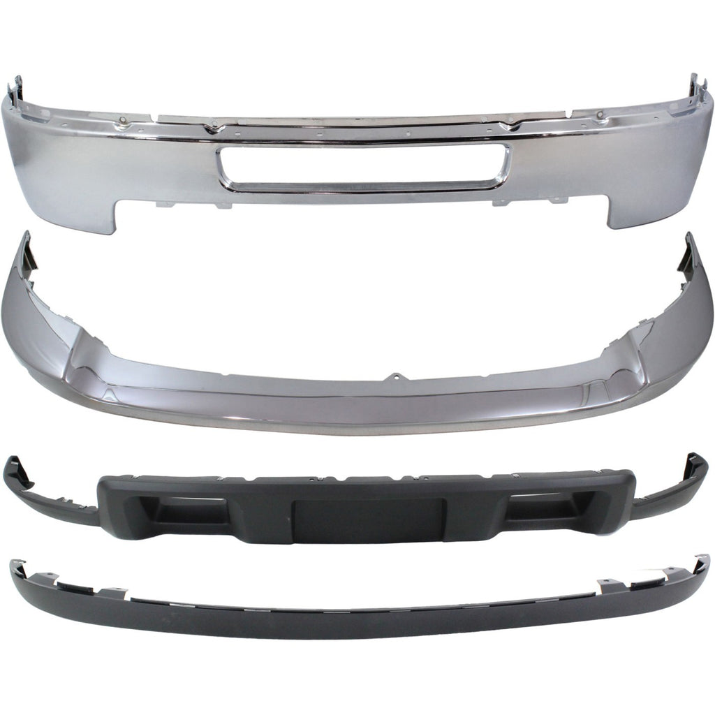 2011-2014 Chevrolet Silverado 2500 HD & Silverado 3500 HD Bumper - Front, Chrome (25832522)