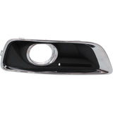 Front Right Fog Light Trim For 2013-2015 Chevrolet Malibu with Fog Light Holes