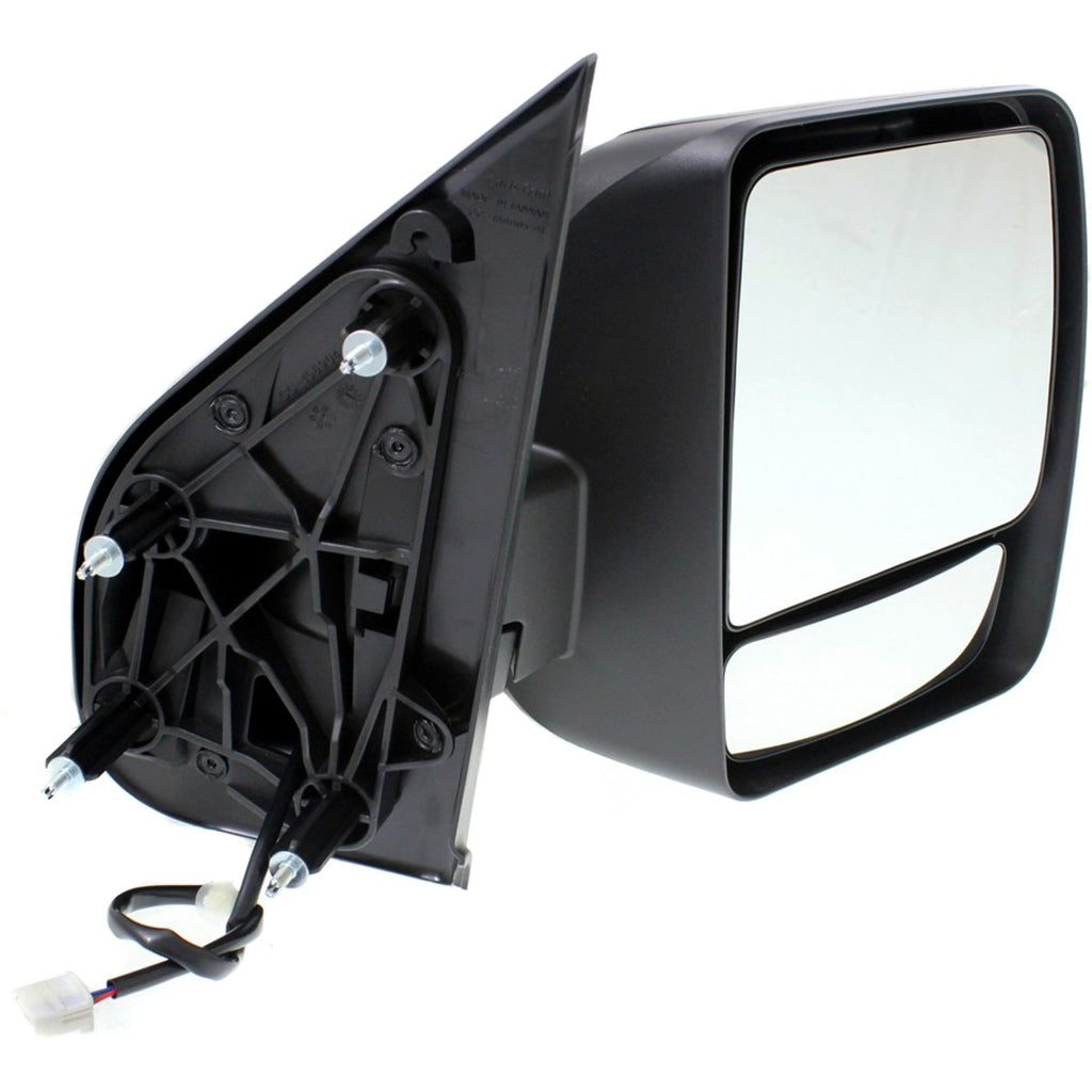 Kool Vue 2012-2021 Nissan NV1500, NV2500 & NV3500 Power Mirror - Textured Black, Manual Folding (963011PA7EPFM)
