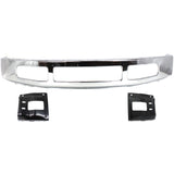 Bumper Kit For 2008-2010 Ford F-350 Super Duty with Molding Holes Chrome Front