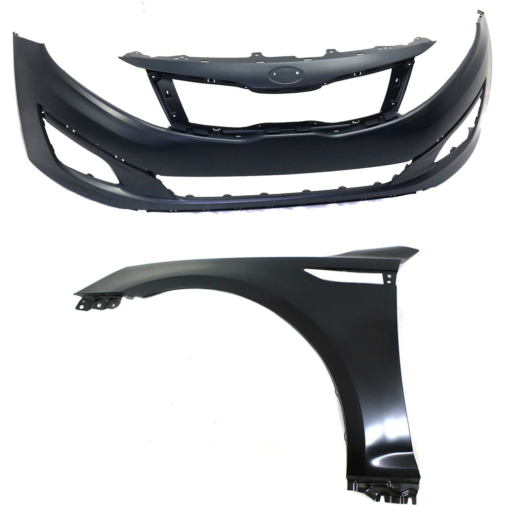 2014-2015 Kia Optima Bumper - Front, Left (865114C500)