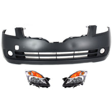 Load image into Gallery viewer, 2007-2009 Nissan Altima Bumper Cover - Halogen, Front, 3-Piece (26010JA00B)