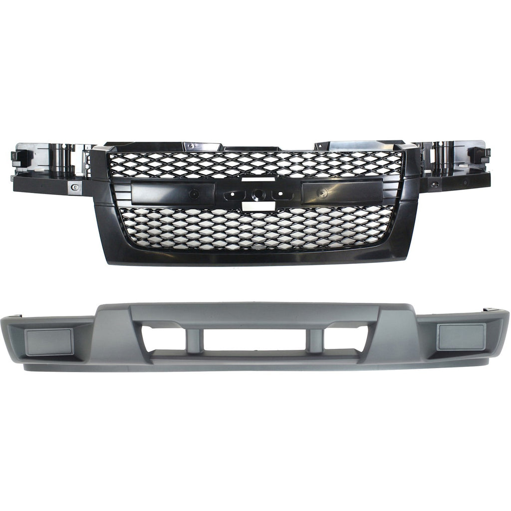 2004-2012 Chevrolet Colorado Grille - Textured (12335790)