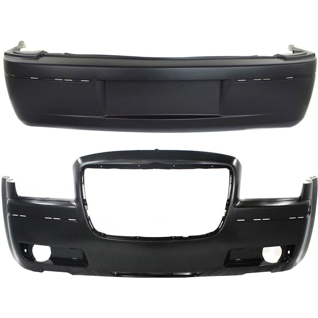 2005-2010 Chrysler 300 Bumper Covers - Front & Rear (4805773AD)