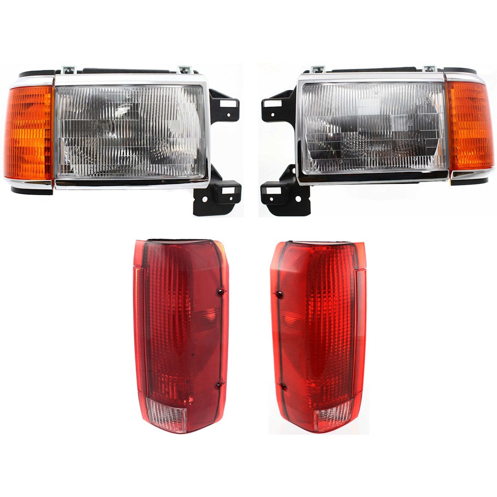 1990-1991 Ford Headlight - Front (E9TZ13008E)