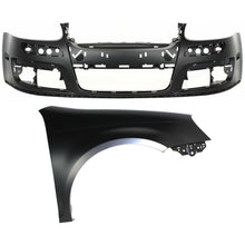 Load image into Gallery viewer, 2005-2010 Volkswagen Jetta Bumper Covers - Front, CAPA Certified (1K0807217AGRU)