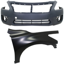 Load image into Gallery viewer, 2013-2015 Nissan Altima Bumper - Front, CAPA Certified, Sedan (620223TA0H)