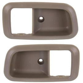 Door Handle Trim Set For 2000-2006 Toyota Tundra Front Beige Fawn 2Pc