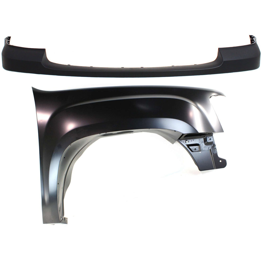 2007-2013 GMC Sierra 1500 Bumper Cover - Front (22977472)