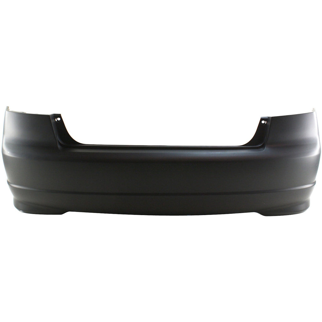 2004-2005 Honda Civic Bumper Cover - Rear, Primed, Sedan (04715S5AA91ZZ)