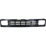 Grille For 87-93 Dodge Ram 50 87 Royal Mini Ram Black Plastic