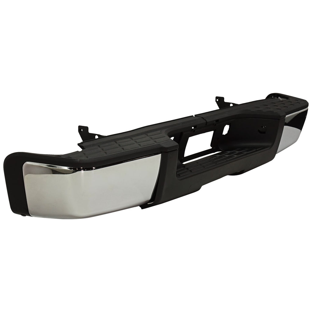 2007-2013 Chevrolet Silverado 1500 & GMC Sierra 1500 Bumper - Rear, Chrome (22932803)