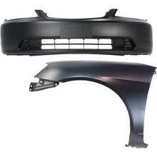 Load image into Gallery viewer, 2001-2003 Honda Civic Bumper Cover - Front, Left (04711S5PA90ZZ)