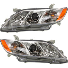 Load image into Gallery viewer, 2007-2009 Toyota Camry Headlights - Left &amp; Right, w/ Bulbs, CAPA Certified (8111006B90)