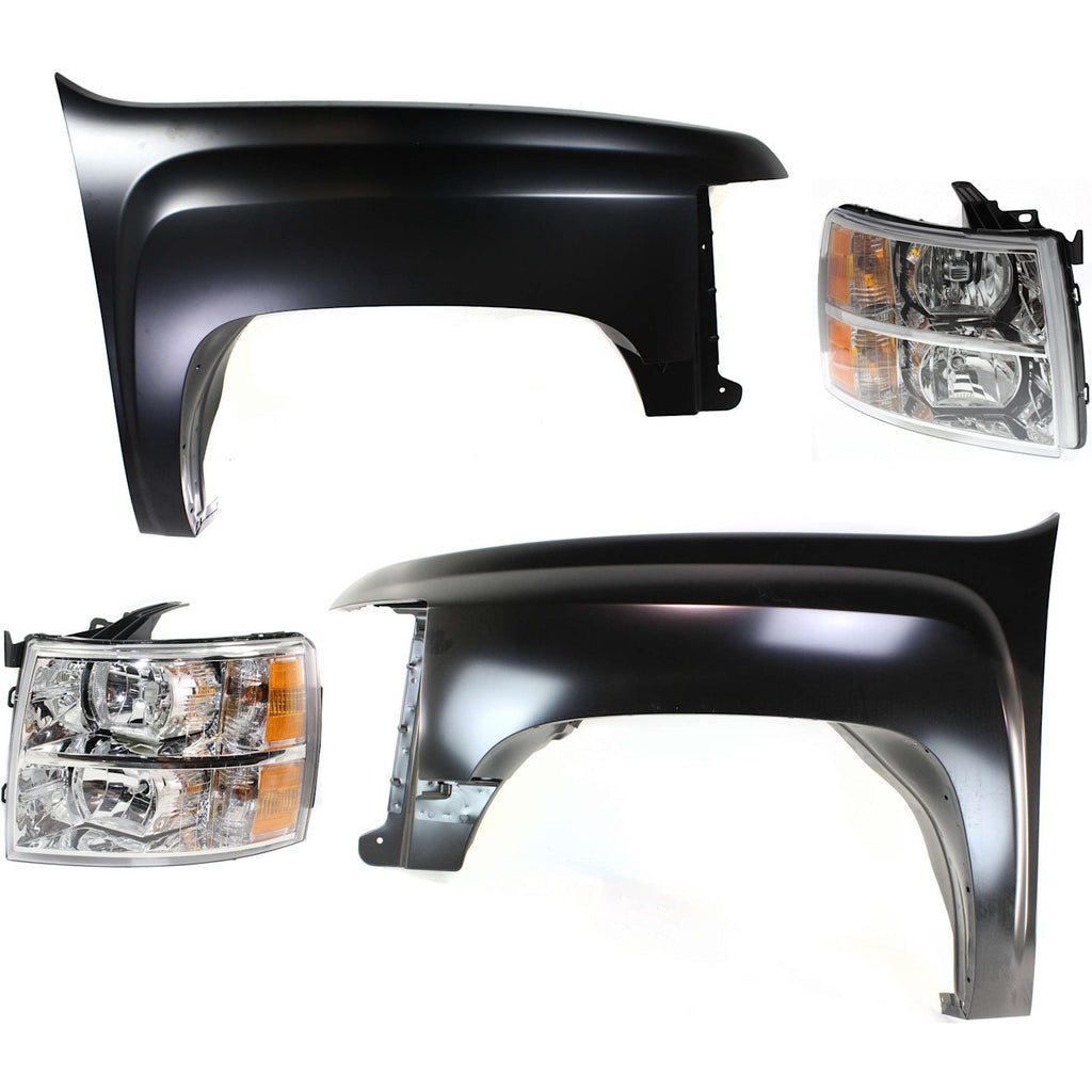 2011-2014 Chevrolet Silverado 1500, Silverado 2500 HD & Silverado 3500 HD Fenders - Driver & Passenger Side (22977474)