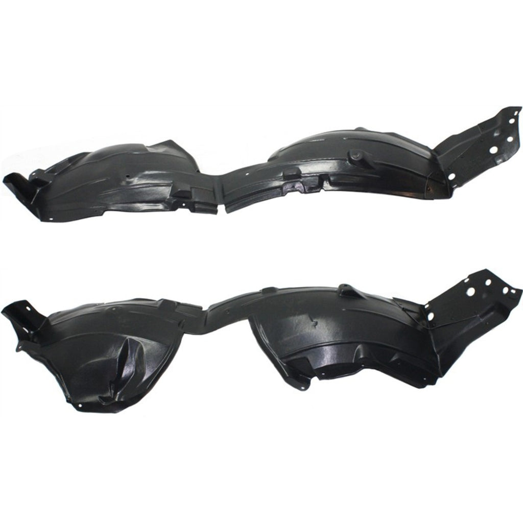 2010-2012 Nissan Sentra Fender Liners - Front, Driver & Passenger Side, Inner (63842ZT50A)