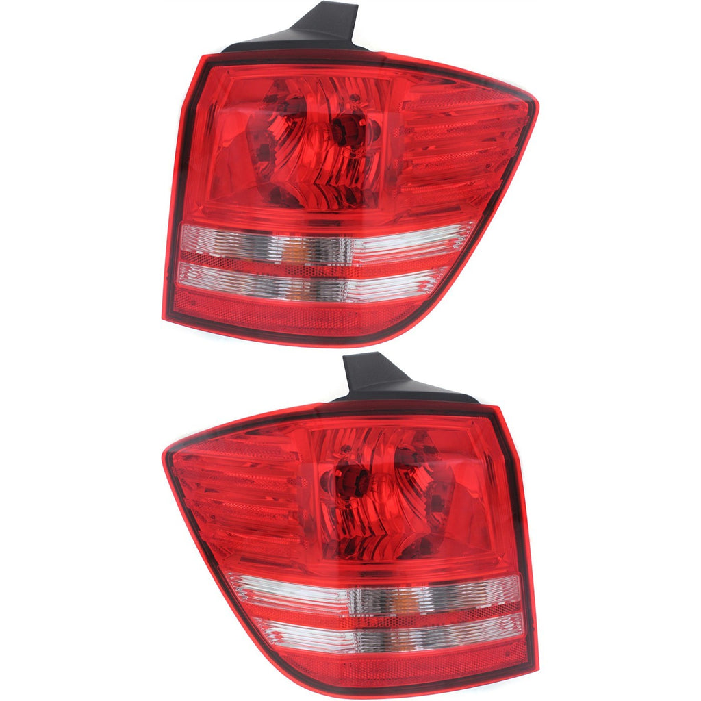 2009 Dodge Journey Tail Lights - Halogen, Left & Right, Outer (68185888AA)