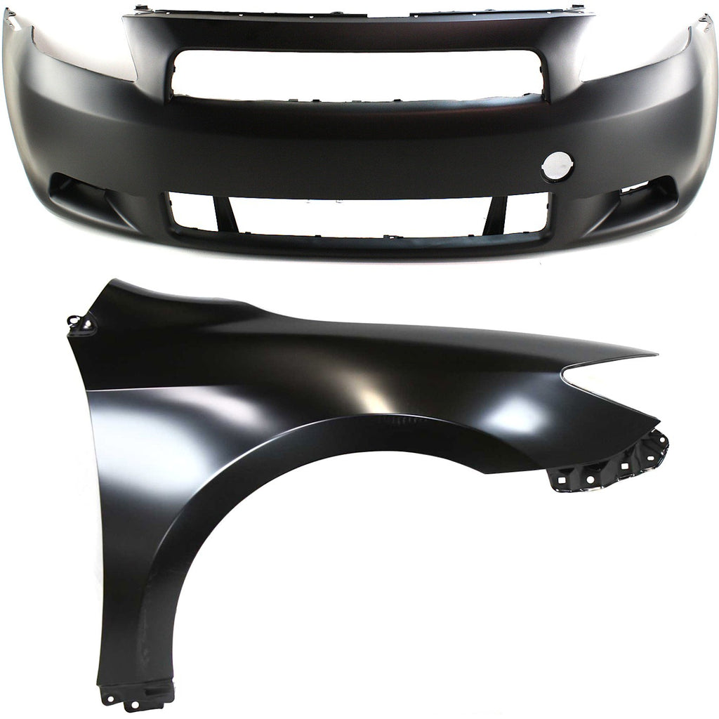 2005-2010 Scion tC Bumper - Front, Right (5211921906)