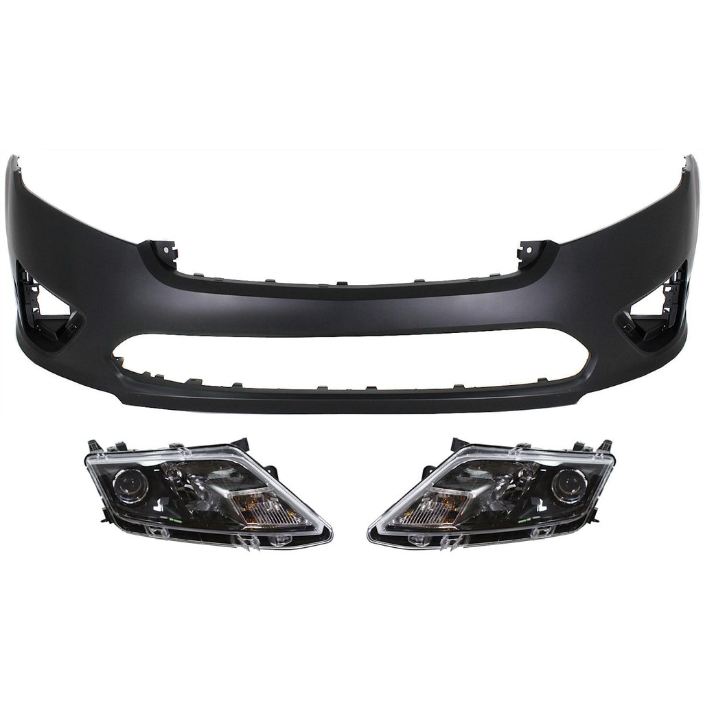2010-2012 Ford Fusion Bumper Cover - Front (AE5Z17D957BAPTM)